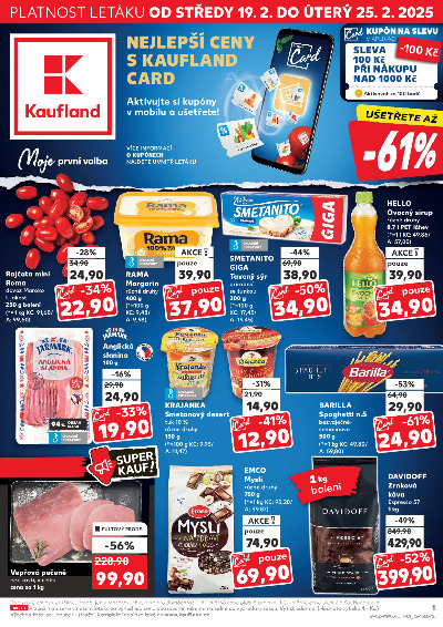 Kaufland leták od 19.2. do 25.2.2025