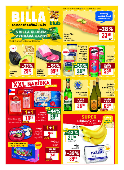 Billa leták od 19.2. do 25.2.2025